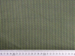 Scuba Wildleder Touch Hahnentritt, dunkelgrau khaki