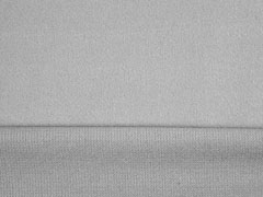 Doubleface Velour Strick, hellgrau