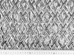 Cocktailstoff Rauten metallic, silber