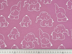 Jersey Elefanten, dunkles altrosa