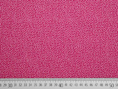 Baumwollstoff Punkte, wei� beere