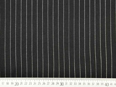 RESTST�CK 68 CM Jacquard Jersey Nadelstreifen, schwarz