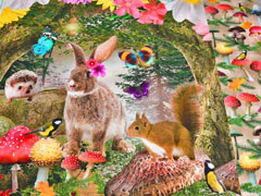 Jersey Hase 2 in 1 Panel Digitaldruck