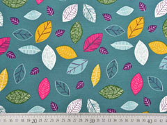 Jersey Bl�tter, bunt altmint