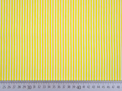 Baumwolle Streifen 2mm, gelb wei�