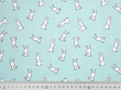 Jersey Hasen Herzen, hellmint