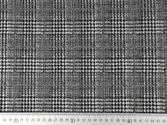 Jacquardjersey Glencheck, schwarz wei�