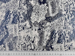Wildlederimitat Animal Print Foliendruck, schwarz beige
