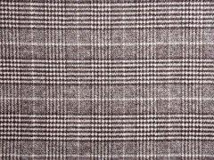 Mantelstoff Glencheck Hahnentritt Doubleface, sand braun