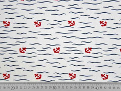 Jersey Anker Wellen, wei�