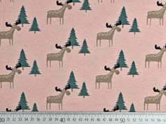 Jersey Elche Tannenb�ume, helles altrosa