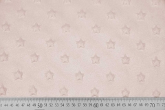 Minky Fleece Sternchen, aprikot