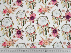 Jersey Digitaldruck Traumf�nger Rosen, cremewei�