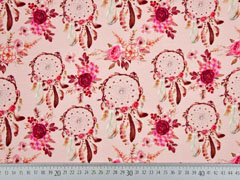 Jersey Digitaldruck Traumf�nger Rosen, hellapricot