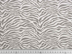 French Terry Sweat Zebramuster, taupe