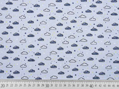 Jersey Wolken, hellblau