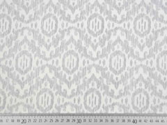 French Terry Sweat Boho Ornamente, hellgrau wei�