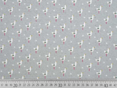 Jersey M�wen Sealife, wei� hellgrau