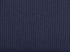 Strickstoff Baumwolle gerippt, dunkelblau