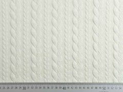 Jacquard Zopfmuster, cremewei�