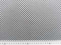 Jersey Punkte 3mm - dunkelgrau auf grau