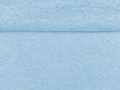 dicker Sweat angeraut, babyblau melange