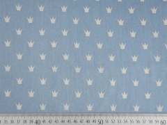 leichter Jeans wei�e Kronen, hellblau