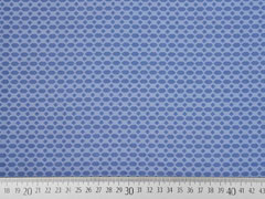 Baumwolle Waben Rauten, jeansblau