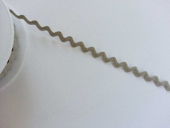 Zackenlitze Cotton 10mm, taupe