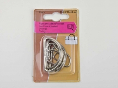 D-Ringe versch. Gr��en, silber