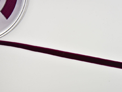 Samtband 10 mm breit, weinrot