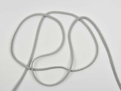 Kordelband 5 mm, hellgrau