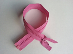 Rei�verschluss 30  cm teilbar, dunkelrosa