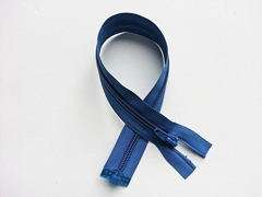 Rei�verschluss 35 cm teilbar, mittelblau