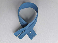 Rei�verschluss 25 cm nicht teilbar, dunkelstahlblau