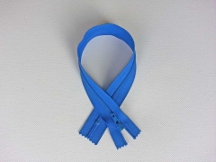 Rei�verschluss 30 cm nicht teilbar, royalblau