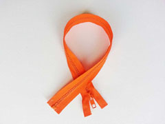 Rei�verschluss 45 cm teilbar, orange
