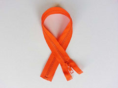 Rei�verschluss 40 cm teilbar, orange