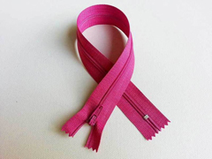 Rei�verschluss 35  cm nicht teilbar, fuchsia