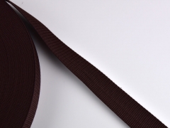 Gurtband 3 cm Polypropylen, dunkelbraun