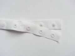 Druckerband Knopfabstand 2.5 cm, creme