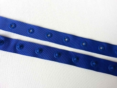 Druckerband Knopfabstand 2.5 cm, royalblau