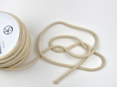dicke Baumwollkordel 8 mm, natur
