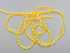 geflochtene Kordel 4 mm neongelb-neonpink