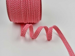 Paspelband Vichy Karo, rot