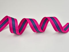 Gurtband Streifen 3 cm, pink dunkelblau pink