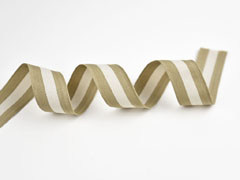 Ripsband Streifen 3 cm, beige ecrue beige