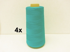 4 x 2743 m Overlock-Garn, helles aquamarin #543