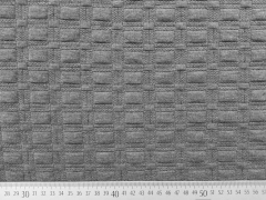 Jacquard Jersey Rechtecke, anthrazit