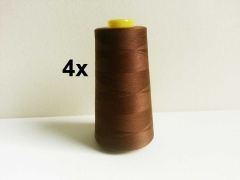 4 x 2743 m Overlock-Garn (3000 yds), nougat 568